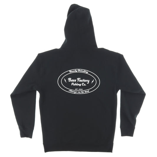 Steady Grinding Black Hoodie