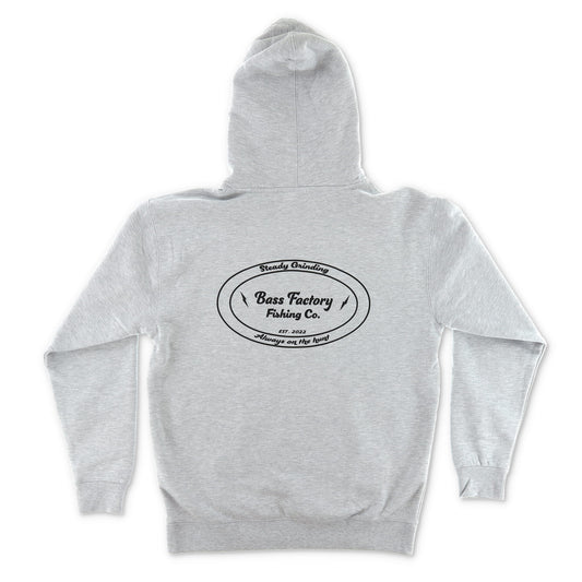 Steady Grinding Grey Hoodie